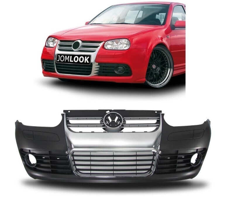Pare choc avant en ABS pour VW Golf 4 Look R32 + Calandre R32