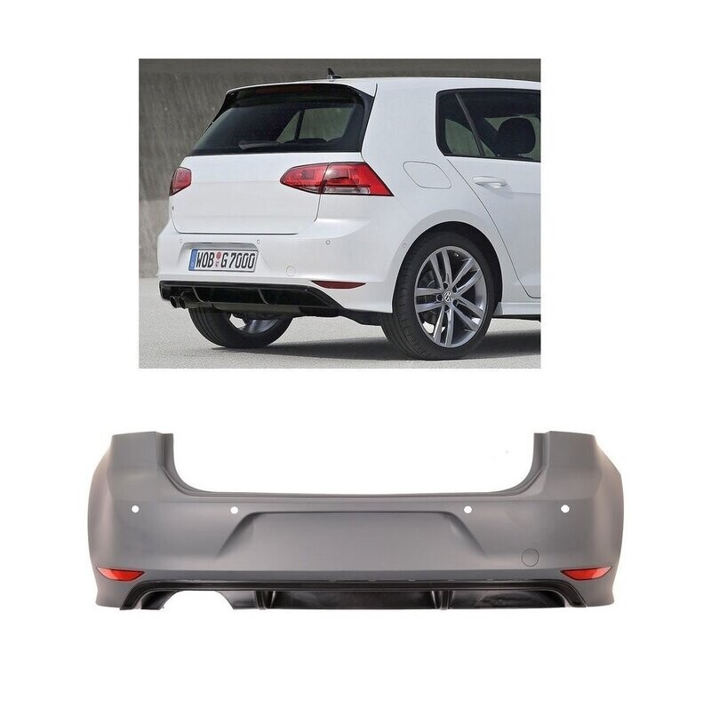 Pare choc arrière  Look R-LINE pour Volkswagen Golf 7 2011-2017