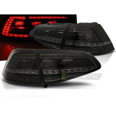 Paire de feux arrière à LED Edition Black pour Volkswagen Golf 7 à partir de 2013