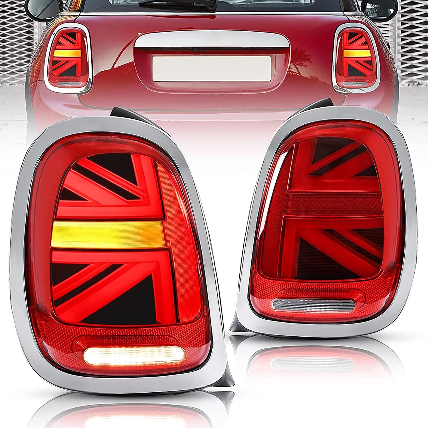 Feux arrière Led dynamique pour MINI Cooper Cooper One JCW F55 F56 Hatch F57 2014-2020