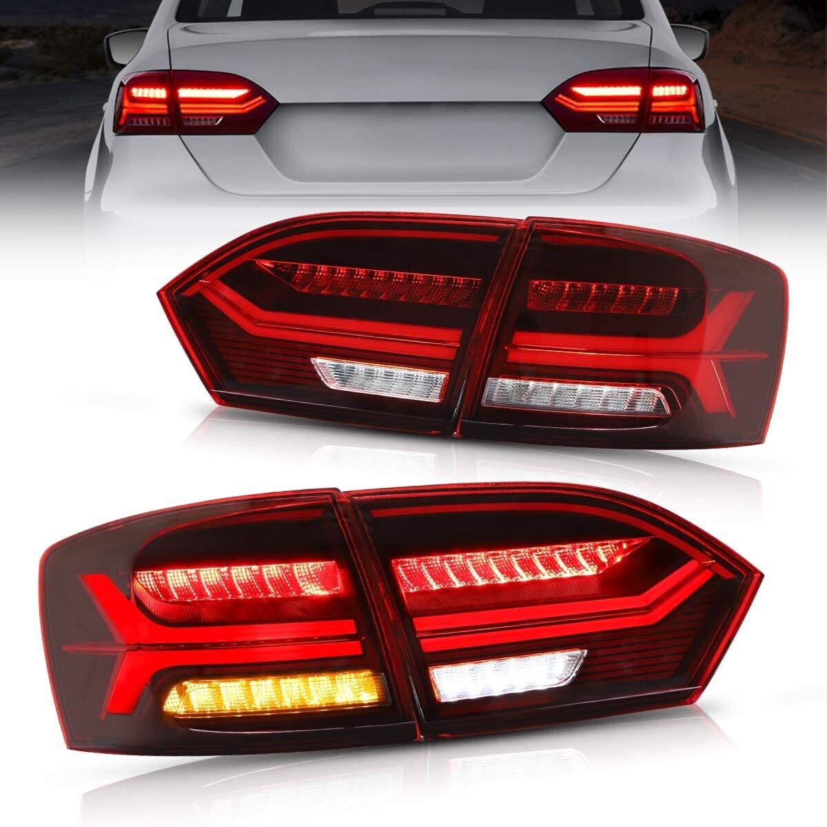 Feux arrière Led dynamique pour VW  Jetta 2011–2014