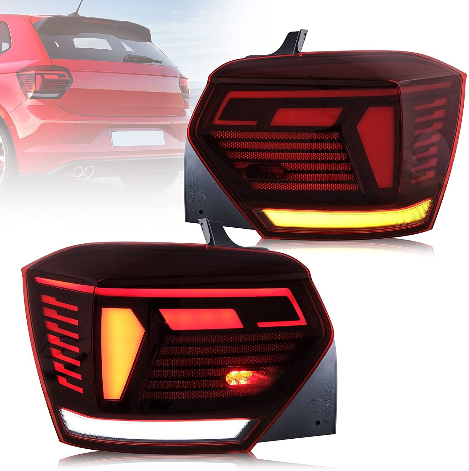 Feux arrière Led dynamique pour VW  Polo MK6 AW/BZ 2017-2021