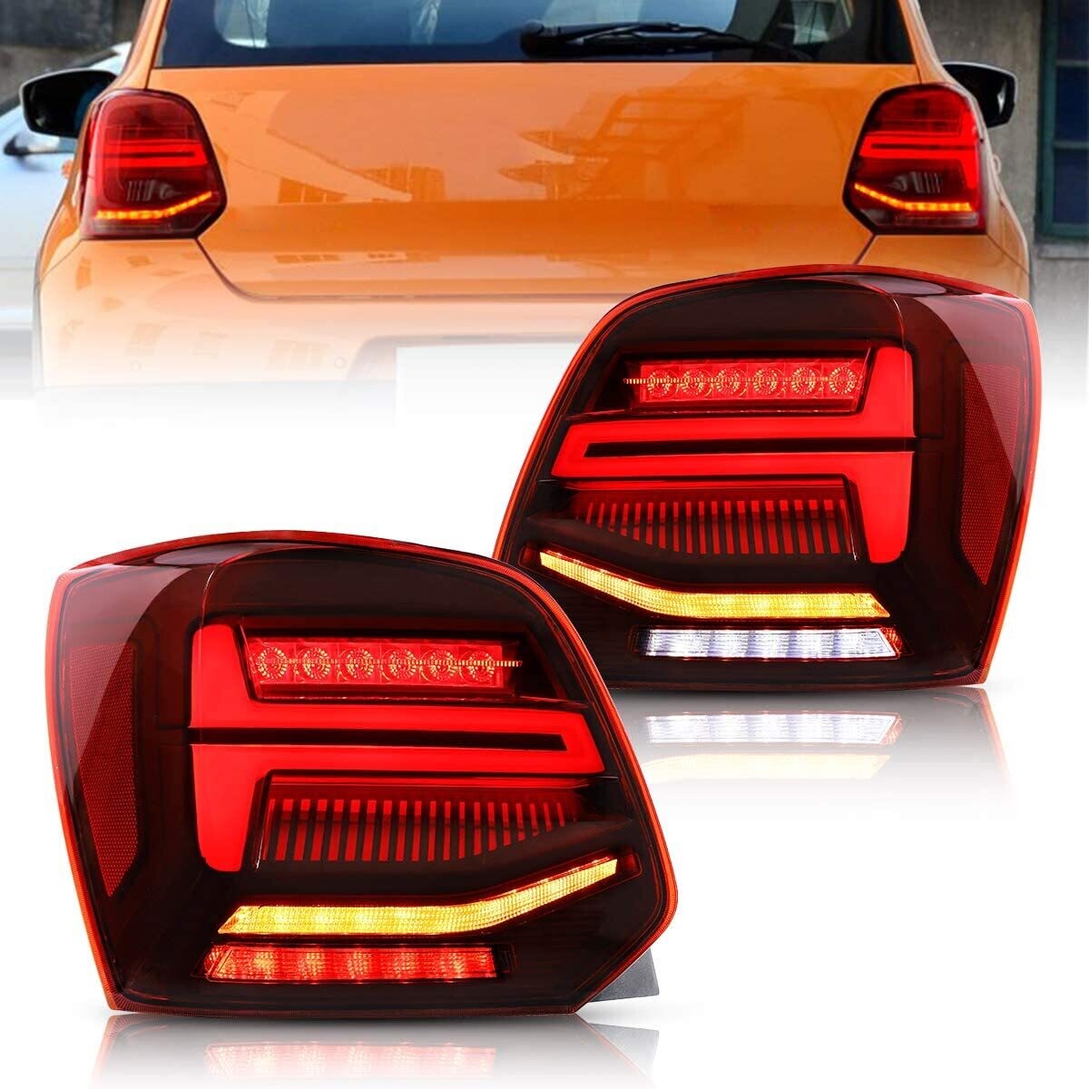Feux arrière Led dynamique pour VW  Polo MK5 6r 6c 2009-2018