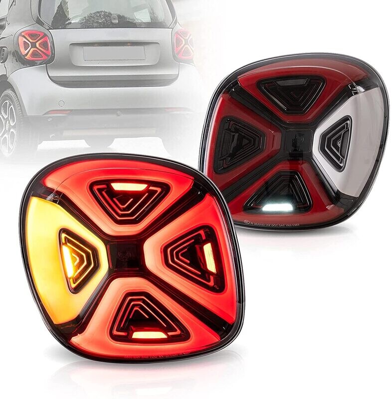 Feux arrière LED 3D dynamique  pour Smart Fortwo Forfour Coupé Cabriolet  453 2014-2021