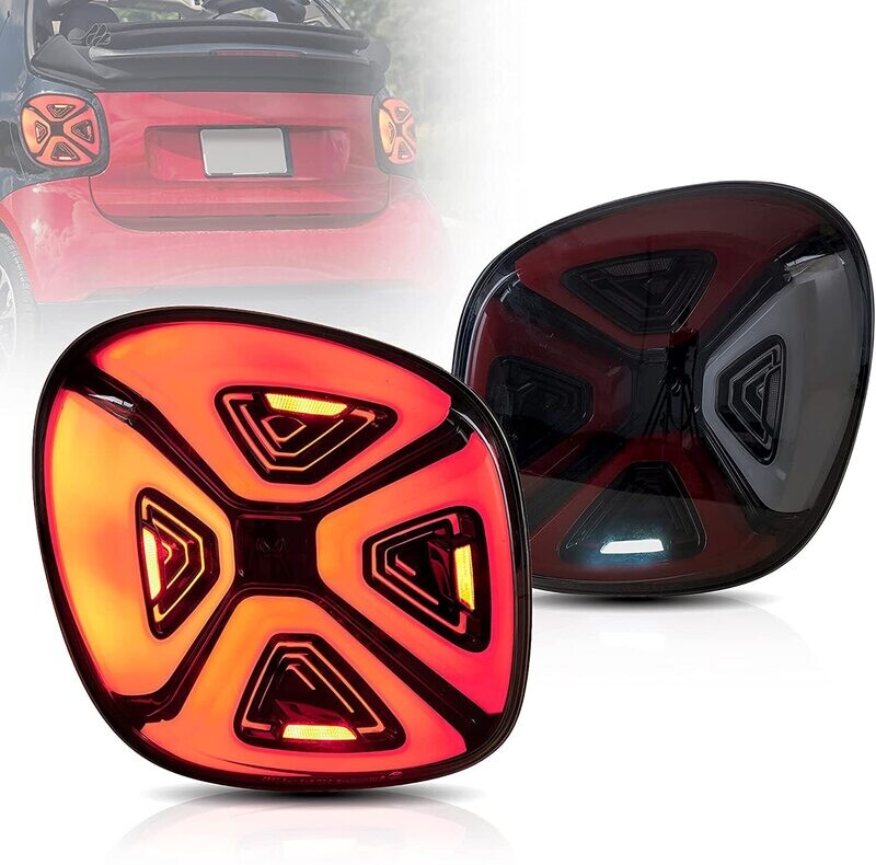 Feux arrière LED 3D dynamique  pour Smart Fortwo Forfour Coupé Cabriolet  453 2014-2021