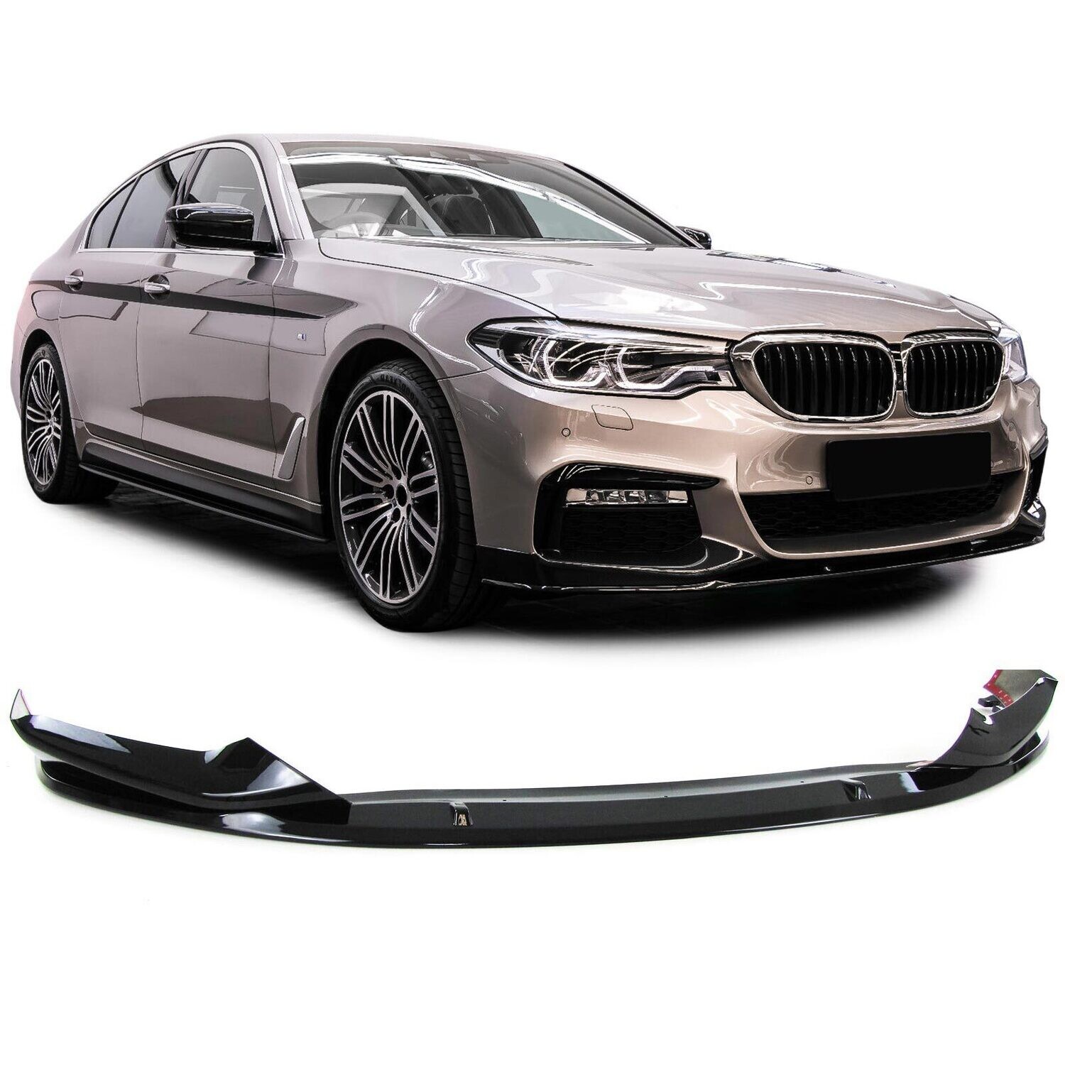 Lèvre / spoiler / Splitter / lame de pare choc avant pour BMW Série 5 G30 G31 à partir de 2016