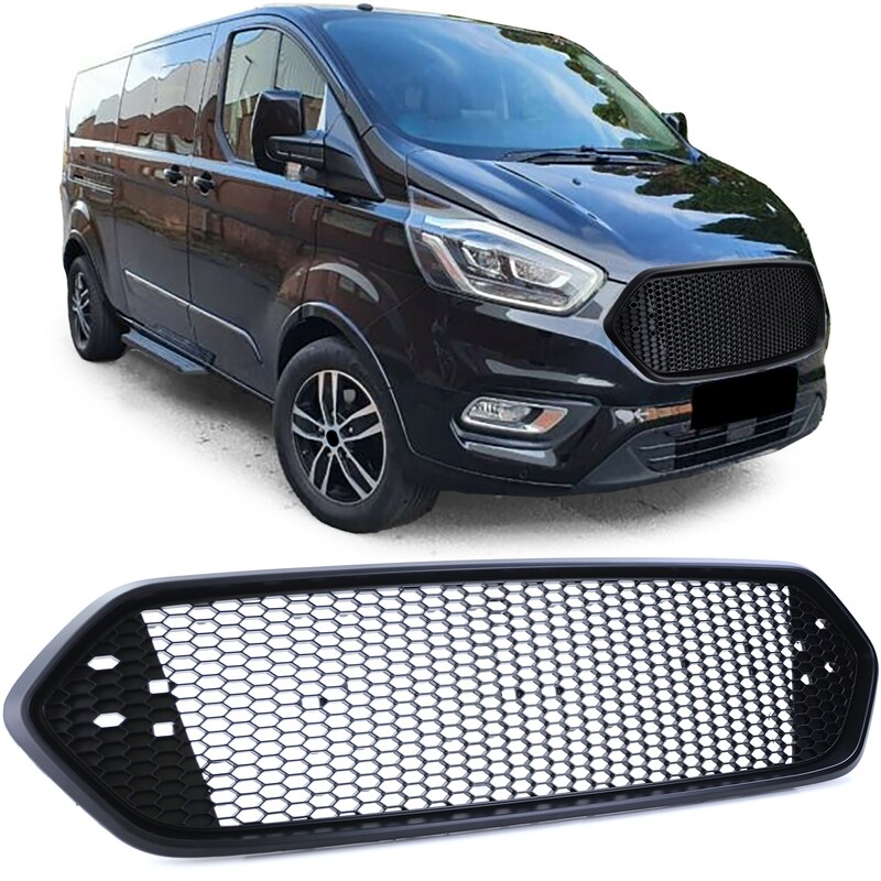 Calandre / Grille nid d'abeille sport pour Ford Transit Custom à partir de 2018