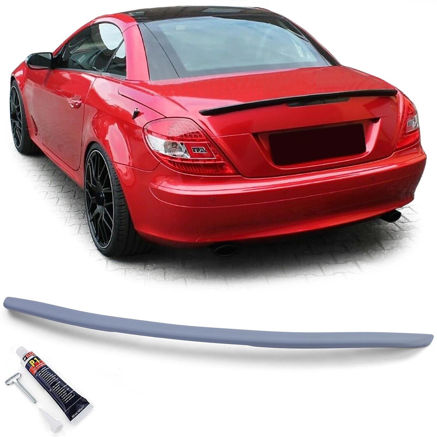 Becquet / Aileron / Lame de coffre Look AMG pour Mercedes SLK R171