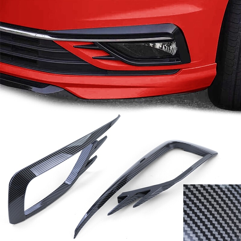 Cadre d'antibrouillard look GTI pour VW Golf 7 2017-2020 - Look Carbone