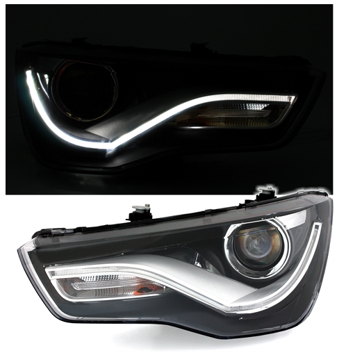 2 Phares look xénon pour Audi A1 2010-2014