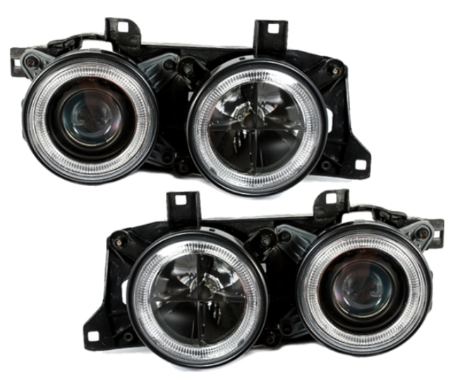 Phares Angel Eyes pour BMW E34 + E32 1988 - 1995
