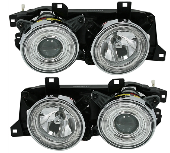 Phares Angel Eyes pour BMW E34 + E32 1988 - 1995