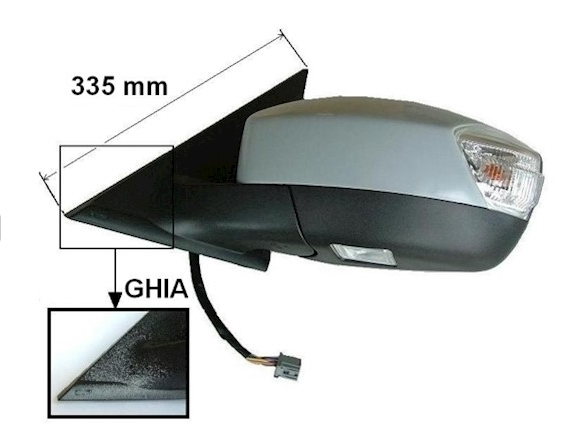 Rétroviseur pour Ford Galaxy / gauche