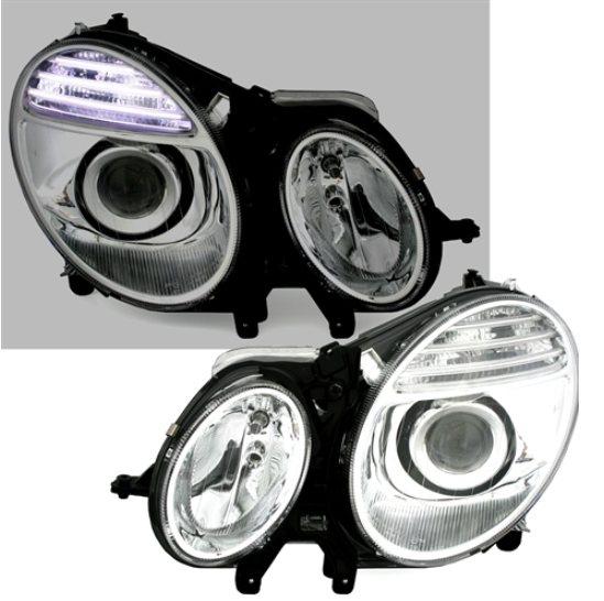 Phares pour Mercedes Classe E W211 2006 - 2009