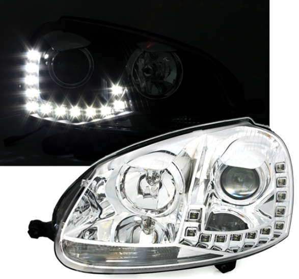 Phares pour Volkswagen Golf 5 + Jetta 2003 - 2008