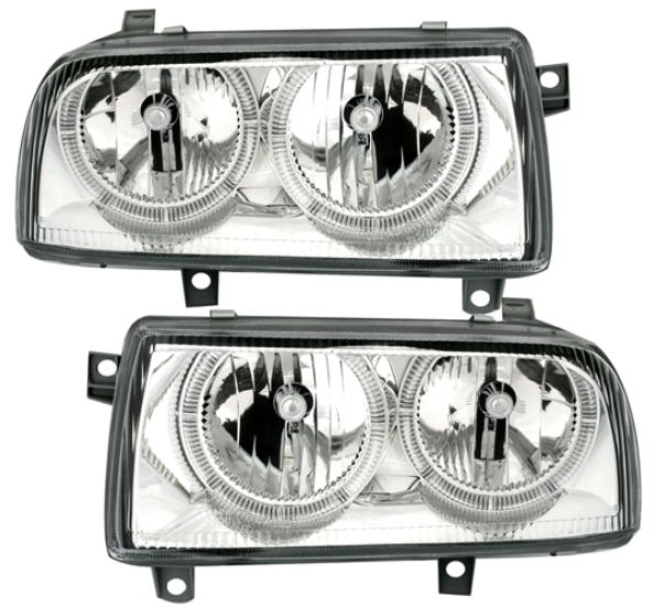 Phares Angel Eyes pour Volkswagen Vento 1991 - 1998