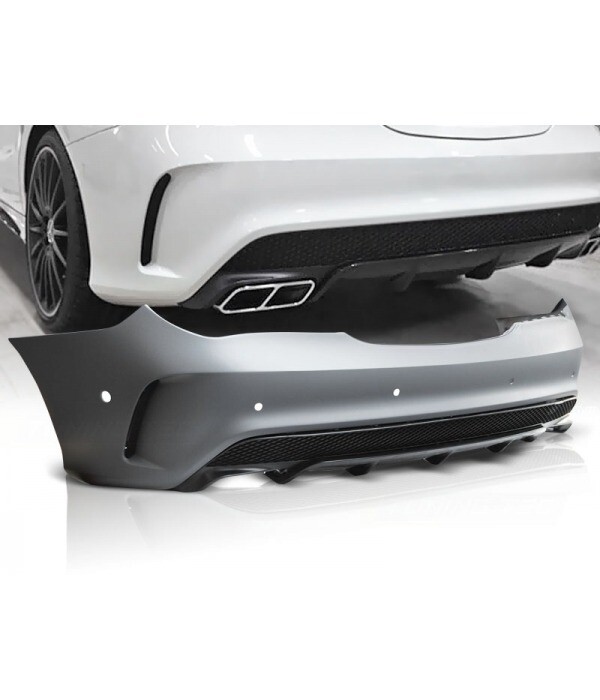 Pare-chocs arrière Look CLA 45 AMG pour Mercedes CLA C117 2013-2018