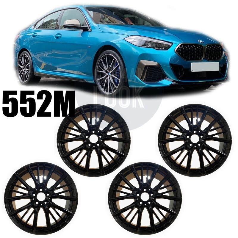 4 Jantes 19'' look 552M Performance Noir brillant - BMW F40 F52 F44 F45
