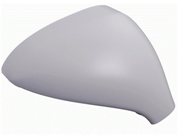 Coque de rétroviseur pour Peugeot 207 / droite