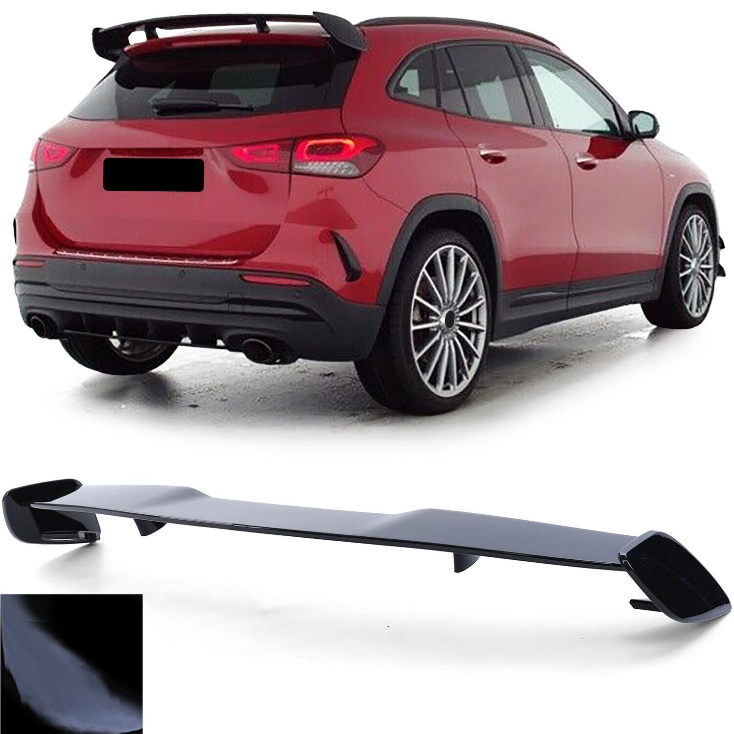 Becquet / Aileron / Lame de coffre Sport Look Pack M pour Mercedes GLA X156 à partir de 2013