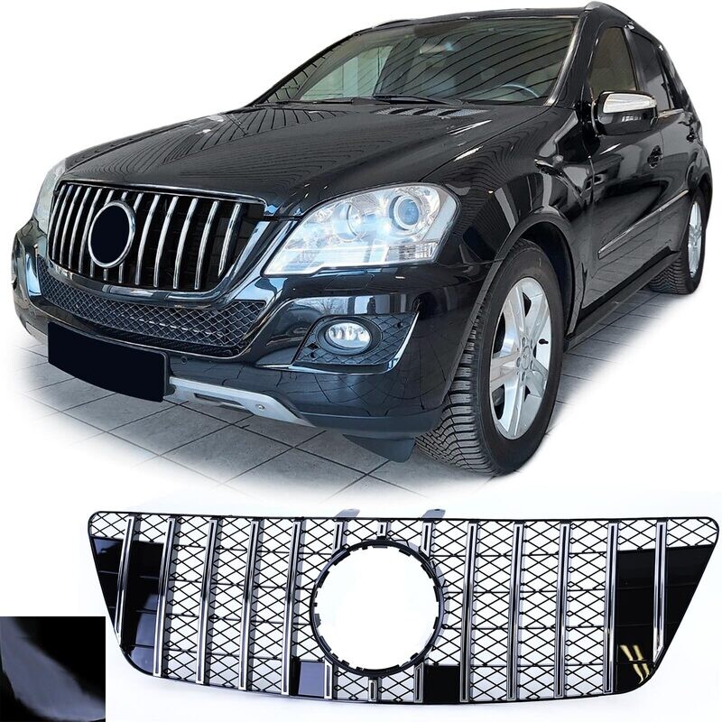 Calandre look Panamericana avec grillage Pour Mercedes  Classe M ML W164 08-11