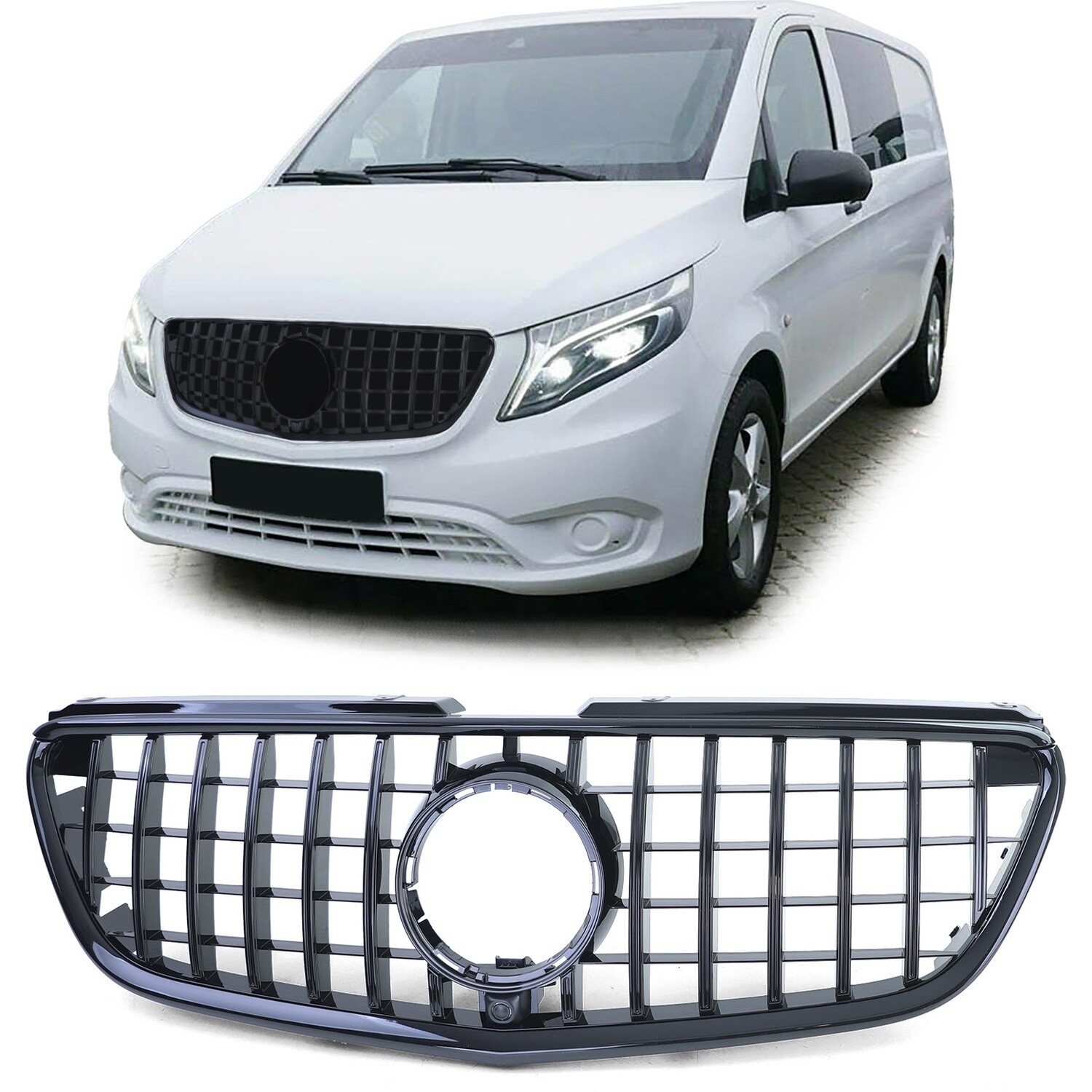 Calandre / Grille Look AMG pour Mercedes Vito W447 2014 - 2019