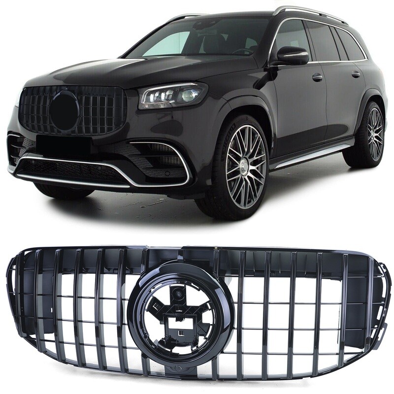 Calandre / Grille Look AMG noir brillant pour Mercedes GLS X167 à partir de 2019