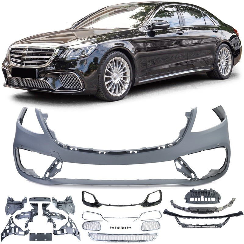 Parechocs avant look AMG pour Mercedes classe S W222 facelift 2017-2020