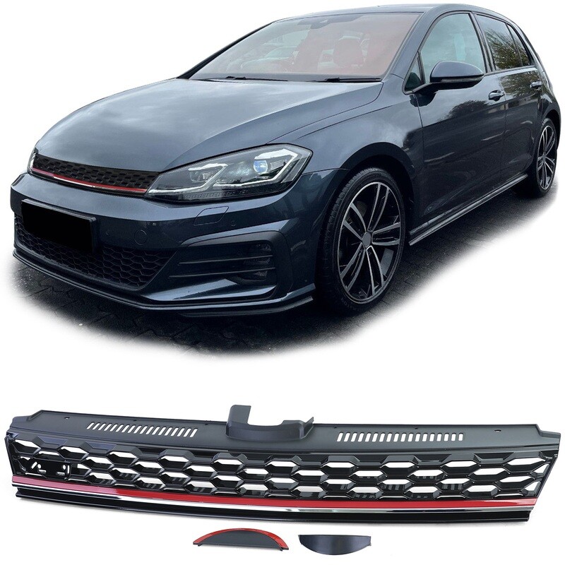 Calandre / Grille Sport Look GTI pour Volkswagen Golf 7 2012 - 2016