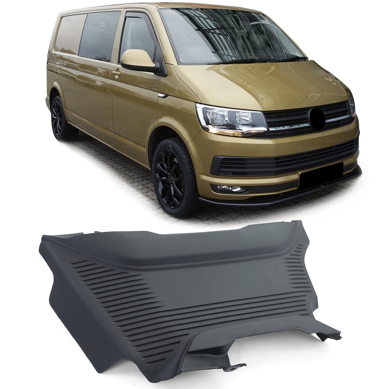 Cache moteur / capot moteur pour VW T6 TDI 2015-2019