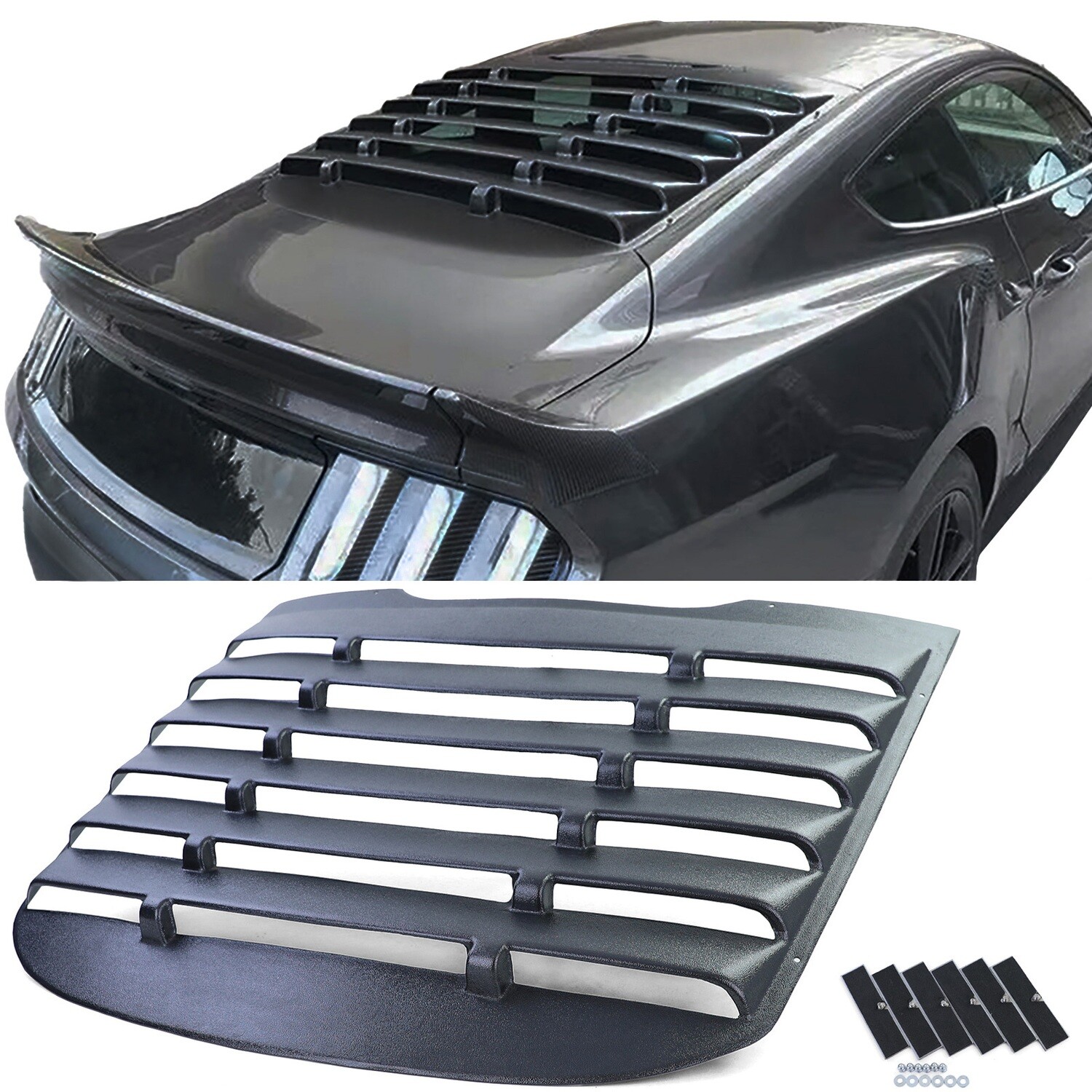 Store de protection de lunette arrière arrière pour Ford Mustang Coupé 2014 - 2022