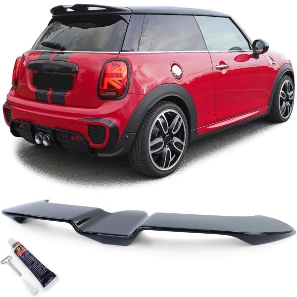 Becquet / casquette  de toit arrière performance noir brillant adapté pour Mini F55 F56 à partir de 2013