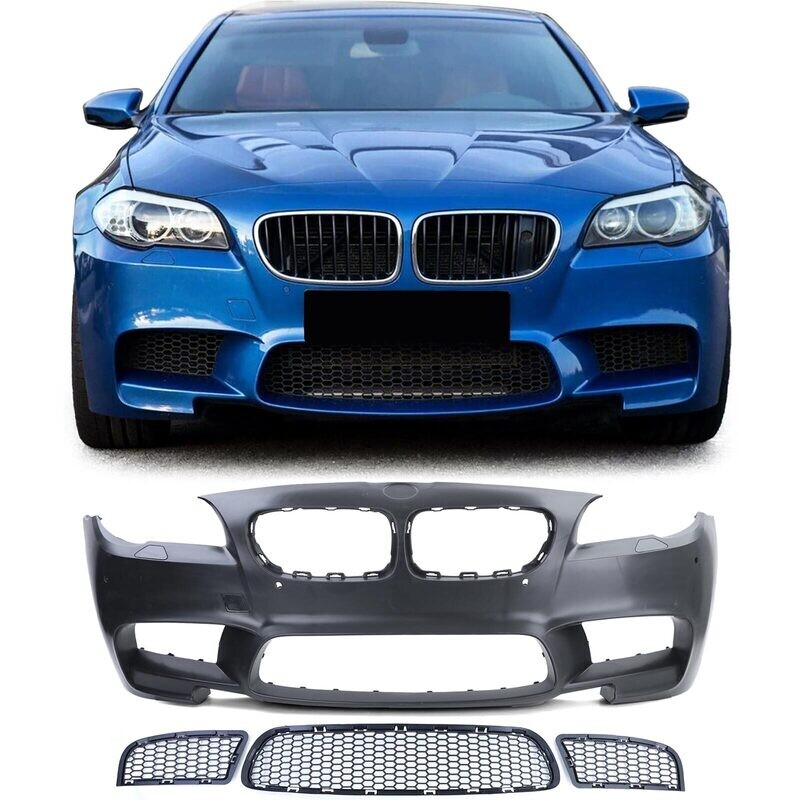 Pare chocs Avant pour BMW Série 5 F10 / F11 Look Pack M / M5 / Performance Avec trous PDC