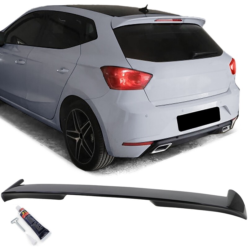 Becquet de toit arrière performance noir brillant pour Seat Ibiza KJ1 2017-2021