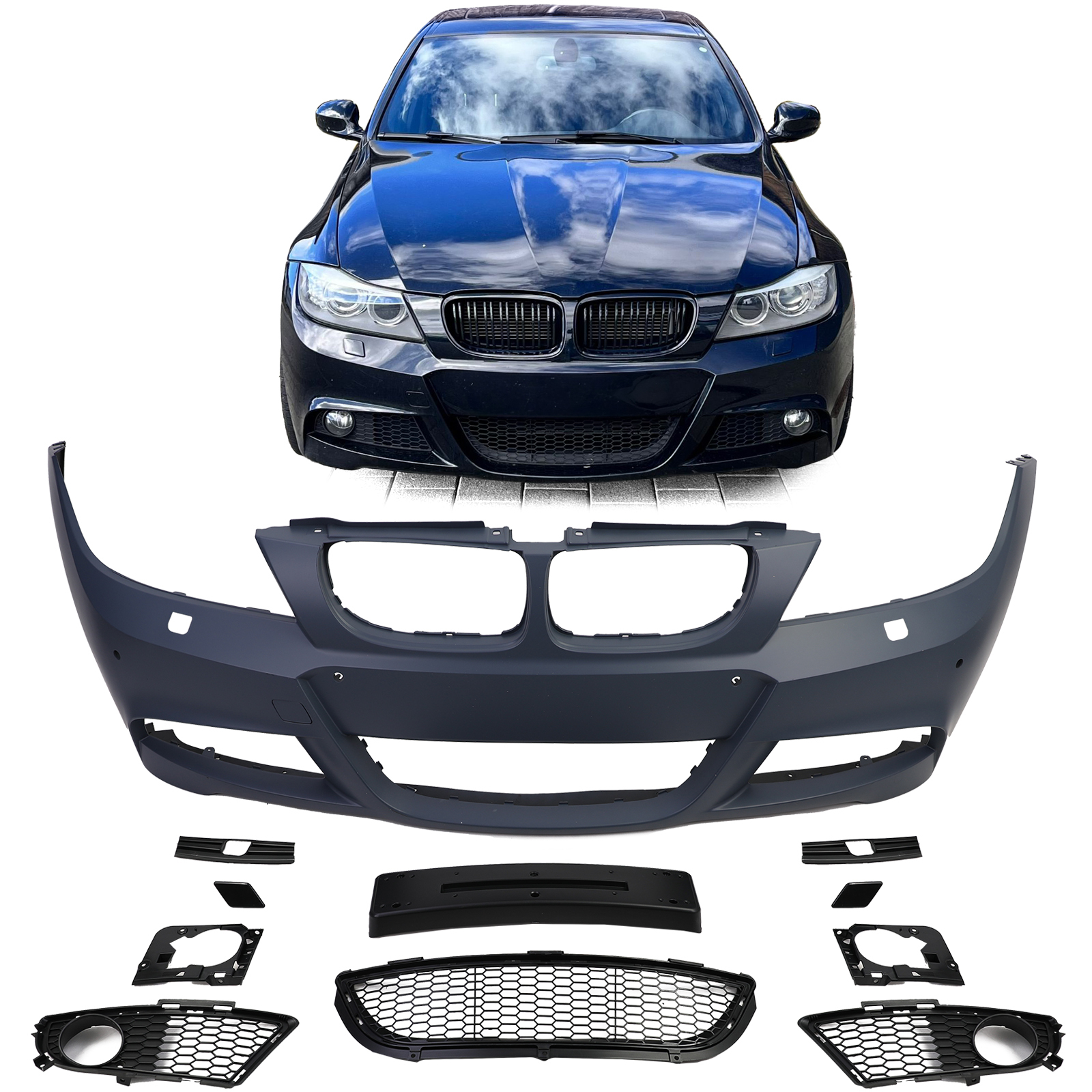Bodykit / Kit de carrosserie Pack M pour BMW Série 3 E90 2008-2011 LCI