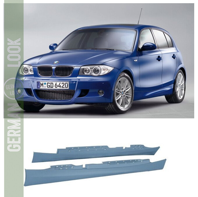 2 Bas de caisse Pack M pour BMW Série 1 E87 5 Portes 2004-2011