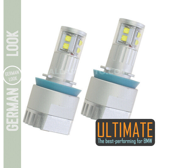 Angel Eyes Premium H8 à leds Ultra Blanc pour BMW - Ultimate 1800LM