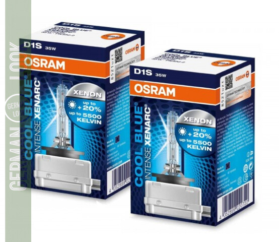 2 Ampoules Xénon D1S Osram Xenarc Cool Blue Intense 5500K