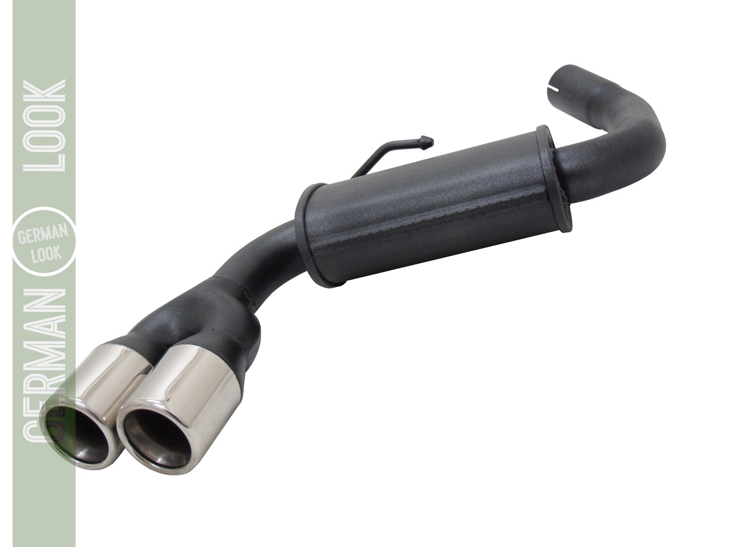 Silencieux / Pot d'échappement 2x76mm pour BMW Série 1 E87 2007 - 2011