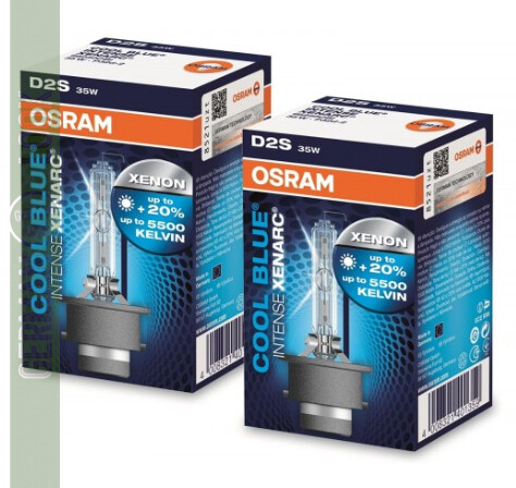 2 Ampoules Xénon D2S Osram Xenarc Cool Blue Intense 5500K Original