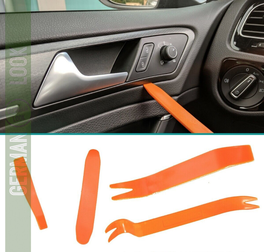 Lot 4 outils de démontage pour l'intérieur du véhicule en ABS