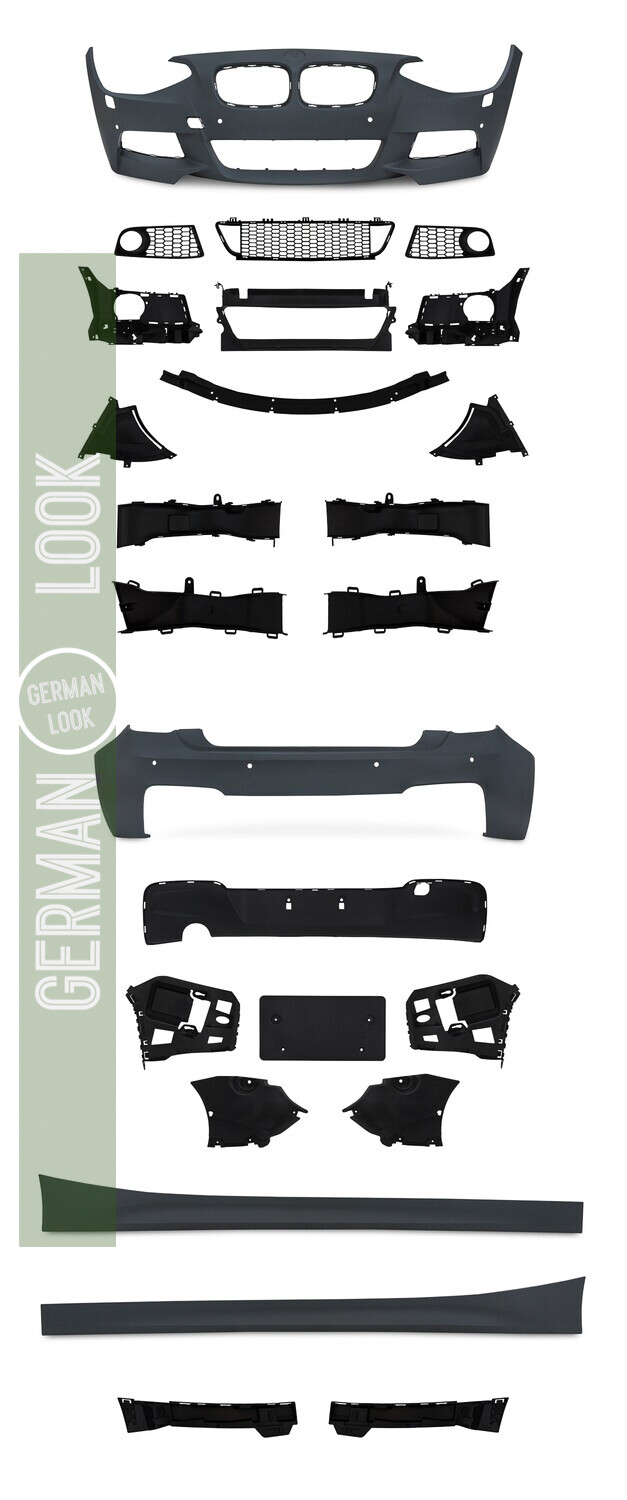 Bodykit / Kit de carrosserie Look Pack M / Performance pour BMW Série 1 F20 2011 - 2015