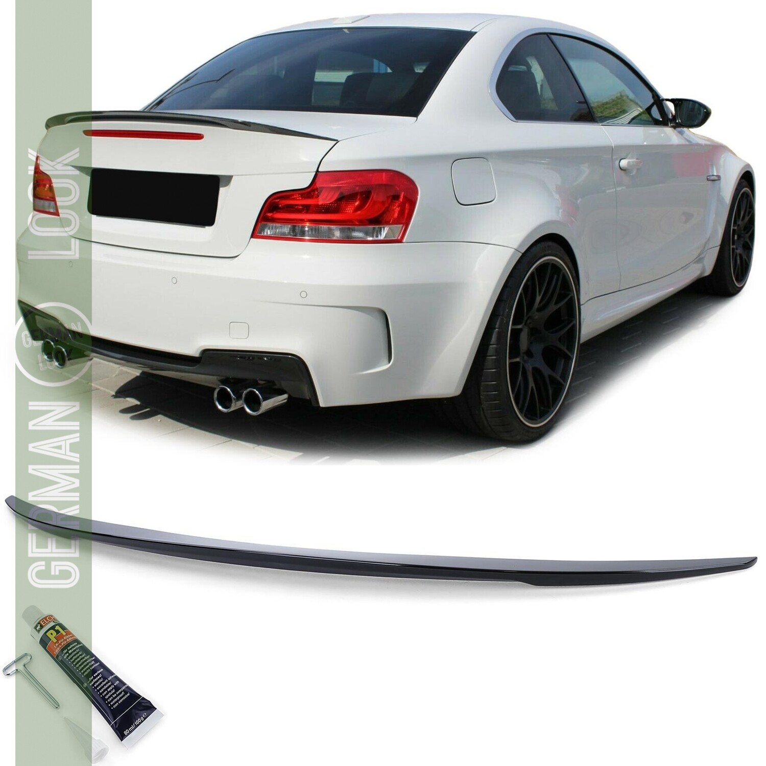 Becquet / Aileron / Lame de coffre Sport Look Pack M pour BMW Série 1 E82 2007 - 2013