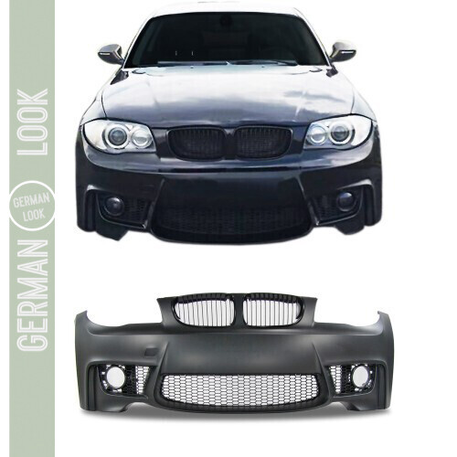 Pare-chocs avant pour BMW Série 1 E81 E82 E87 E88 Look Pack M M1 Sans PDC