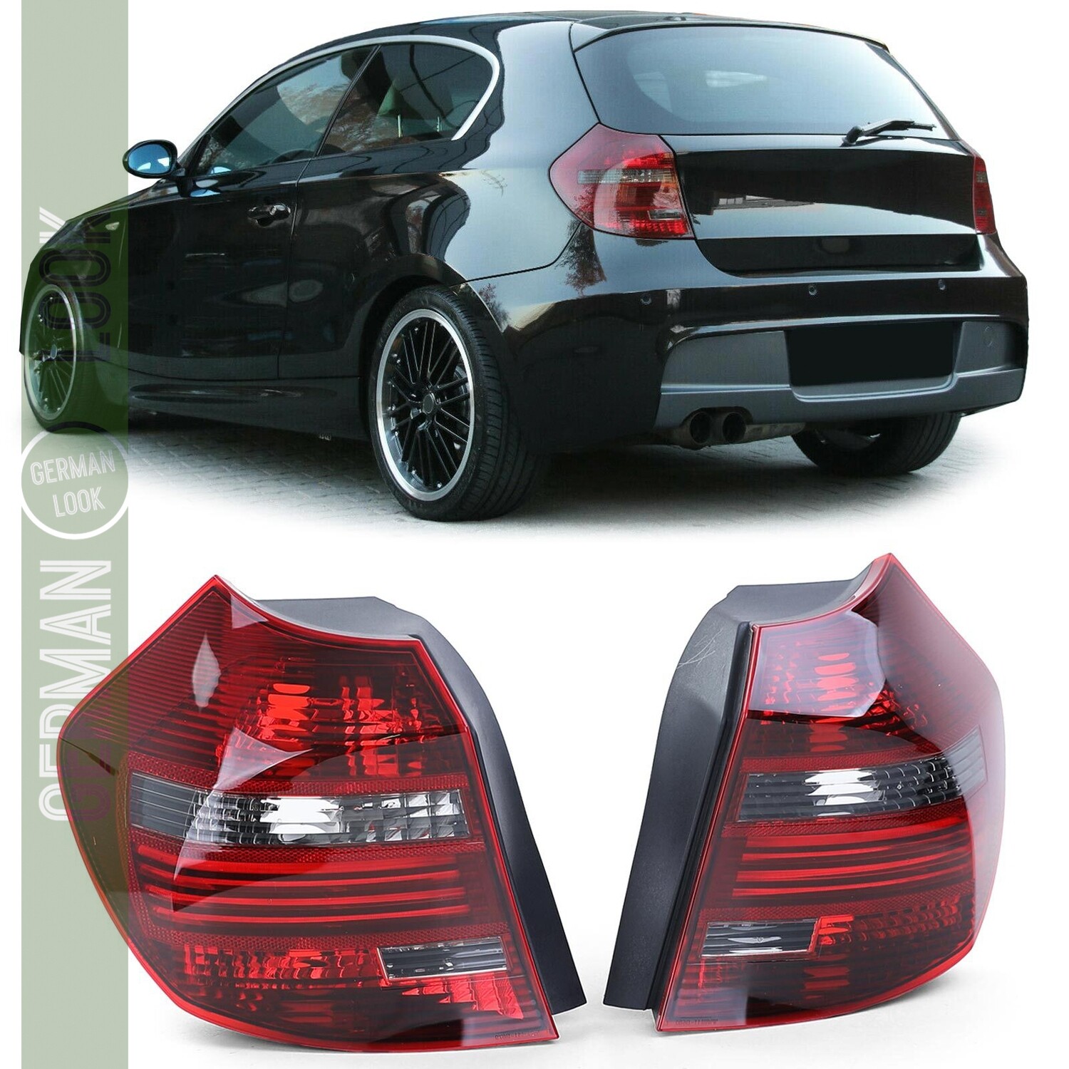 Paire de feux arrière pour BMW Série 1 E81 E87 LCI 2007-2012