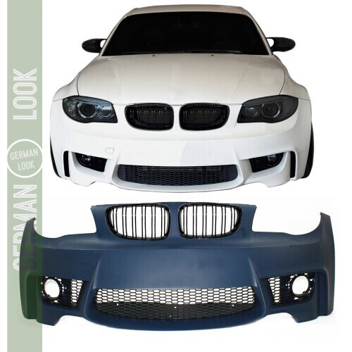Pare-chocs avant pour BMW Série 1 E81 E82 E87 et E88 Look M1 1M Pare-chocs avant pour BMW Série 1 E81 E82 E87 et E88 Look M1 1M