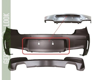 Pare-chocs arrière Pack M M1 pour BMW E81 E87 2004-2011