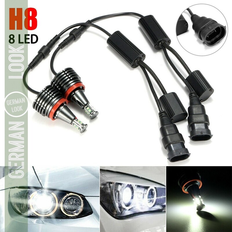 Angel Eyes H8 à leds blanc pour BMW CREE ( 80W )