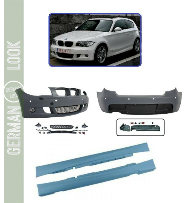 Bodykit / kit de carrosserie BMW Série 1 E81 3 portes look Pack M Bodykit / kit de carrosserie BMW Série 1 E81 3 portes look Pack M