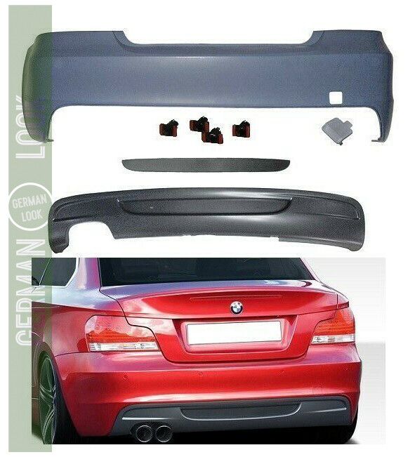 Pare-chocs arrière Pack M pour BMW Série 1 E82 E88 2004-2011